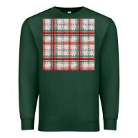 Sports Green christmas plaid seamless pattern Premium Sweatshirt - BundleAndBundleShop