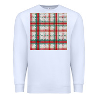White christmas plaid seamless pattern Premium Sweatshirt - BundleAndBundleShop
