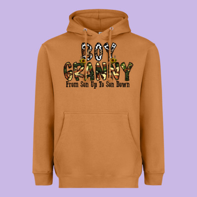 Boy Granny From Son Up To Sondown Heavyweight Hoodie Designed By Cowhidedigitalart