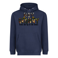 Navy boy granny from son up to sondown Heavyweight Hoodie - CowhideDigitalArt