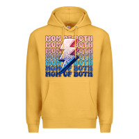 Mustard mom of both boy and girl Premium Hoodie - MaliasSmallBusiness
