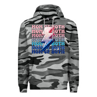 Slate Camo mom of both boy and girl Premium Hoodie - MaliasSmallBusiness