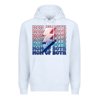 White mom of both boy and girl Premium Hoodie - MaliasSmallBusiness