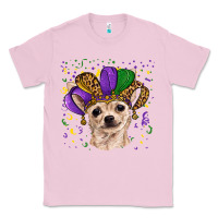 Bubblegum Pink mardi gras hat chihuahua Classic Tee - RanaPortraitStore
