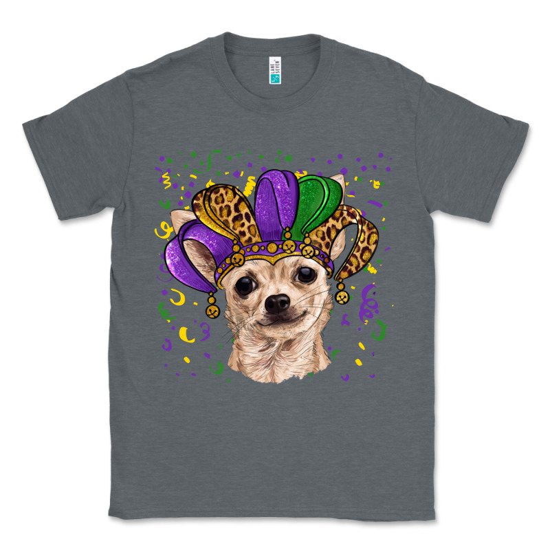 Mardi Gras Hat Chihuahua Classic Tee by RanaPortraitStore | Teevron