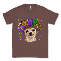 Chestnut mardi gras hat chihuahua Classic Tee - RanaPortraitStore