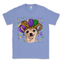 Colony Blue mardi gras hat chihuahua Classic Tee - RanaPortraitStore