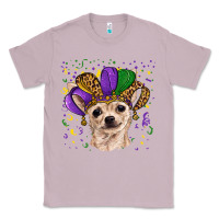 Lilac mardi gras hat chihuahua Classic Tee - RanaPortraitStore