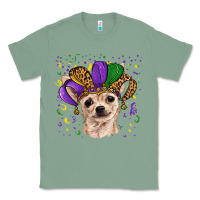 Sage mardi gras hat chihuahua Classic Tee - RanaPortraitStore