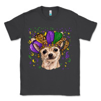 Smoke mardi gras hat chihuahua Classic Tee - RanaPortraitStore