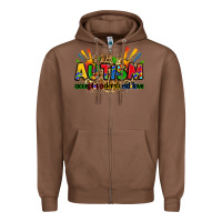 Chestnut autism accept understand love Zipper Hoodie - Zillion Design Studio
