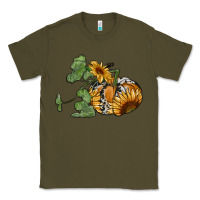 Army Green sunflower pumpkin Classic Tee - RanaPortraitStore