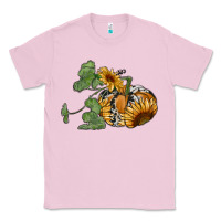 Bubblegum Pink sunflower pumpkin Classic Tee - RanaPortraitStore