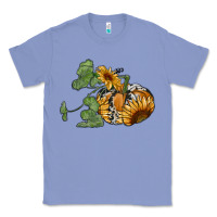 Colony Blue sunflower pumpkin Classic Tee - RanaPortraitStore