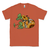 Copper sunflower pumpkin Classic Tee - RanaPortraitStore