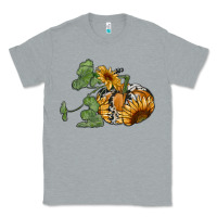 Heather Grey sunflower pumpkin Classic Tee - RanaPortraitStore