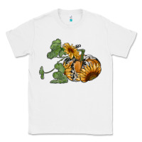 White sunflower pumpkin Classic Tee - RanaPortraitStore