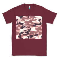 Burgundy milky camouflage Classic Tee - BarkalooDesign