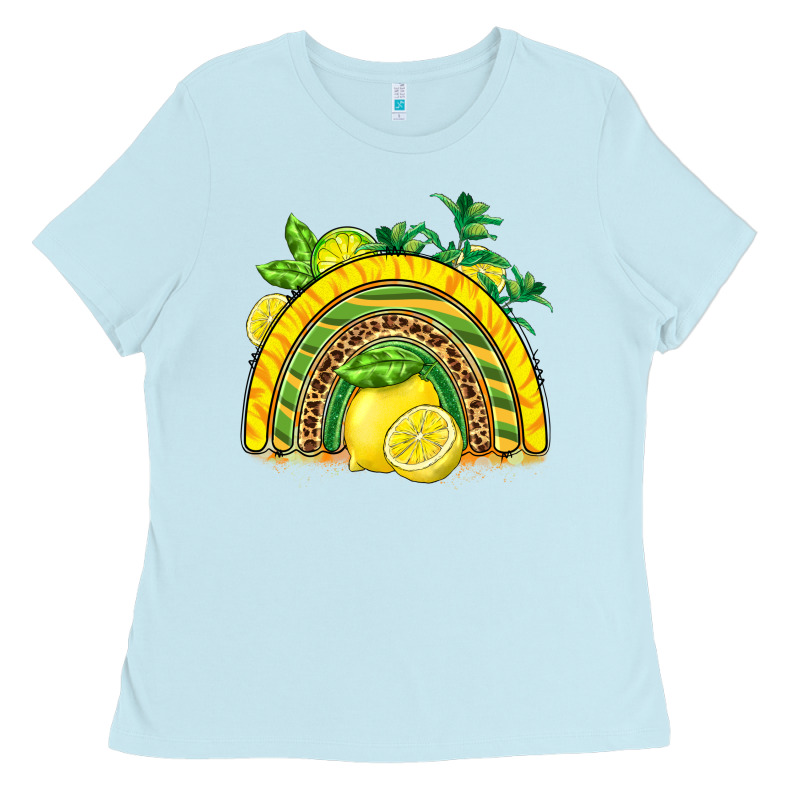 Lemon  Rainbow Ladies Tee by BarkalooDesign | Teevron