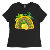 Black lemon  rainbow Ladies Tee - BarkalooDesign