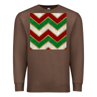 Chestnut christmas stripes seamless pattern Premium Sweatshirt - BundleAndBundleShop