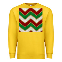Lemon christmas stripes seamless pattern Premium Sweatshirt - BundleAndBundleShop