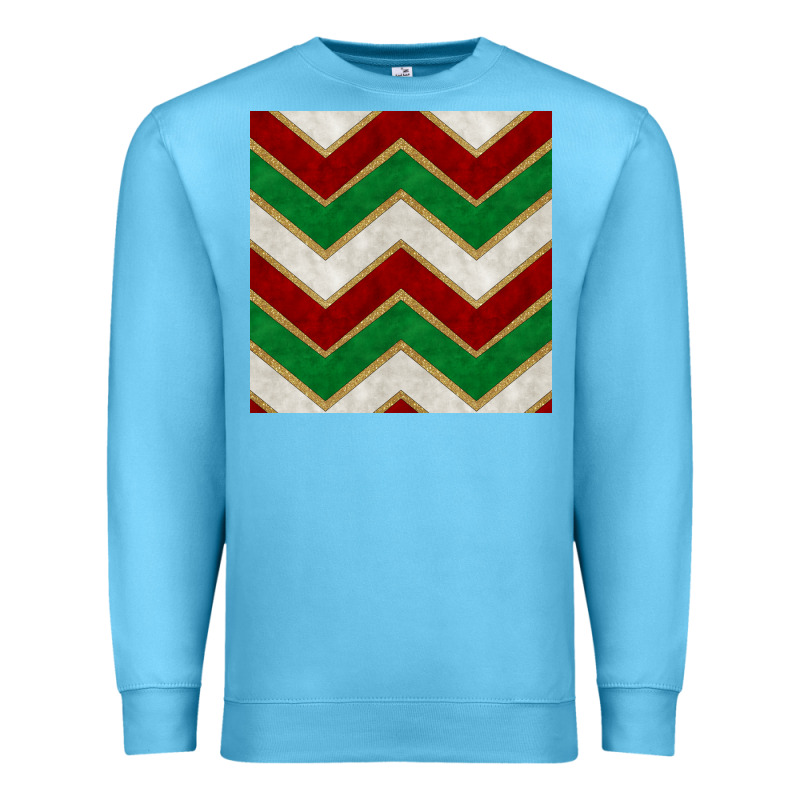Christmas Stripes Seamless Pattern Premium Sweatshirt by BundleAndBundleShop | Teevron