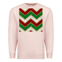 Pale Pink christmas stripes seamless pattern Premium Sweatshirt - BundleAndBundleShop