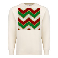 Sandshell christmas stripes seamless pattern Premium Sweatshirt - BundleAndBundleShop