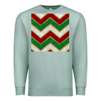 Seafoam christmas stripes seamless pattern Premium Sweatshirt - BundleAndBundleShop