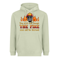 Matcha the fire with firefighter air mask Heavyweight Hoodie - HRA Design Shop