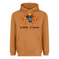 Meerkat the fire with firefighter air mask Heavyweight Hoodie - HRA Design Shop