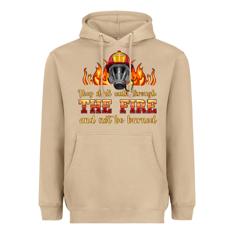 The Fire With Firefighter Air Mask Heavyweight Hoodie by HRA Design Shop | Teevron