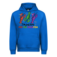 Cobalt i'm just here for the crawfish Urban Hoodie - MaliasSmallBusiness