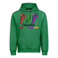 Emerald i'm just here for the crawfish Urban Hoodie - MaliasSmallBusiness