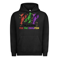 Pigment Black i'm just here for the crawfish Urban Hoodie - MaliasSmallBusiness
