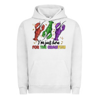 Pigment Lunar Rock i'm just here for the crawfish Urban Hoodie - MaliasSmallBusiness