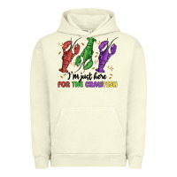Pigment Pistachio i'm just here for the crawfish Urban Hoodie - MaliasSmallBusiness