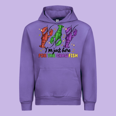 I'm Just Here For The Crawfish Urban Hoodie Designed By Maliassmallbusiness