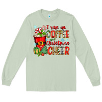 Matcha i run on coffee and christmas cheer Long Sleeve Tee - Zillion Design Studio
