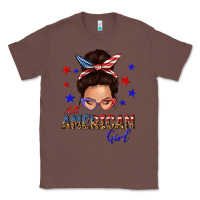 Chestnut all american girl messy bun Classic Tee - texasbilliewilder