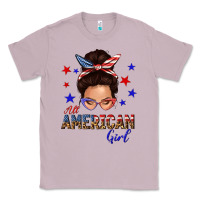All American Girl Messy Bun Classic Tee | Teevron