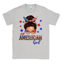 Moon Dust all american girl messy bun Classic Tee - texasbilliewilder