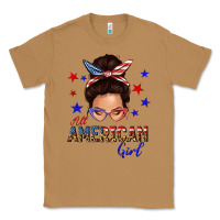 Toasted Coconut all american girl messy bun Classic Tee - texasbilliewilder
