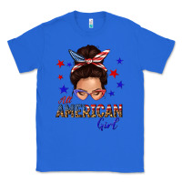 True Royal all american girl messy bun Classic Tee - texasbilliewilder