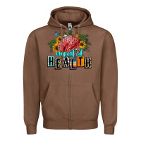 Chestnut mental health Zipper Hoodie - texasbilliewilder
