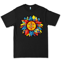 Black autism sunflower Premium Tee - RacoonDesign