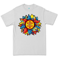 Dove Grey autism sunflower Premium Tee - RacoonDesign