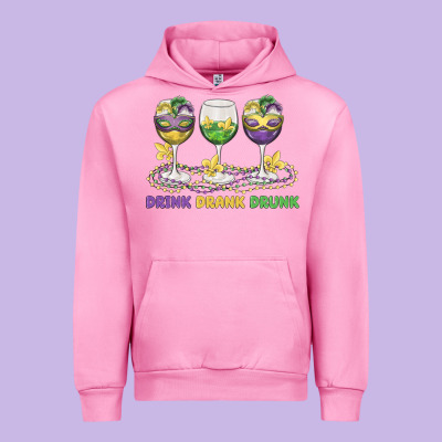 Drink Drank Drunk Urban Hoodie Designed By Maliassmallbusiness