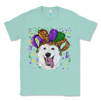 Seafoam mardi gras hat  white shepherd Classic Tee - RanaPortraitStore